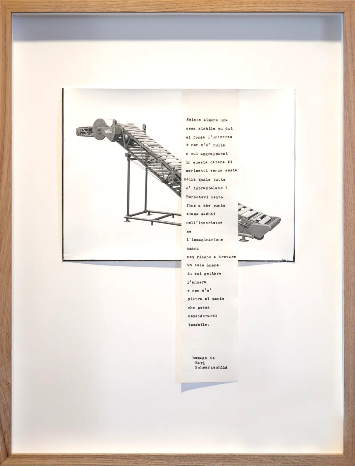 Sintagmi discontinui, Homage to Karl Schwarzschild