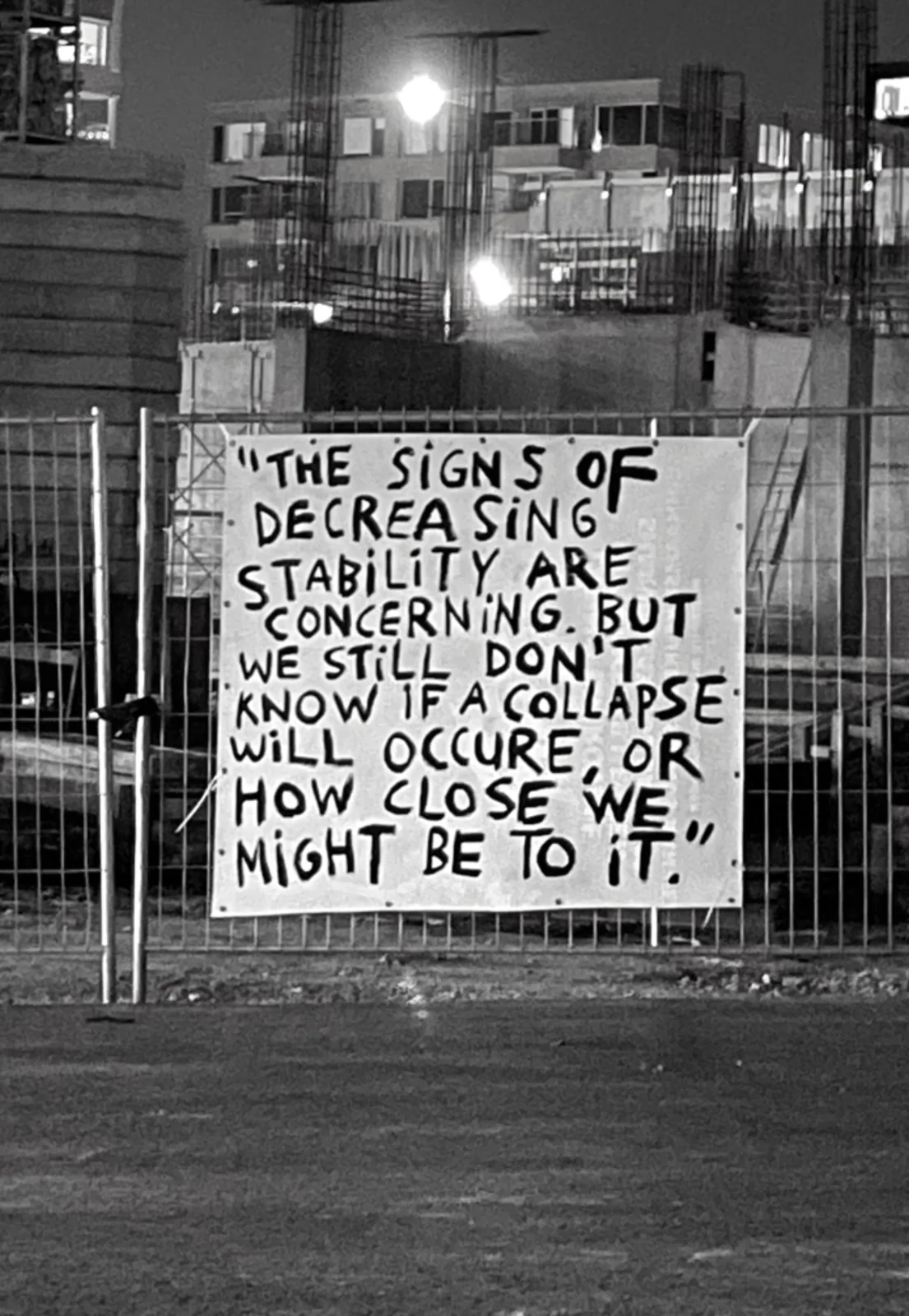 What I Think About When I Think About Running: The Street As A Form Of Democracy / the signs