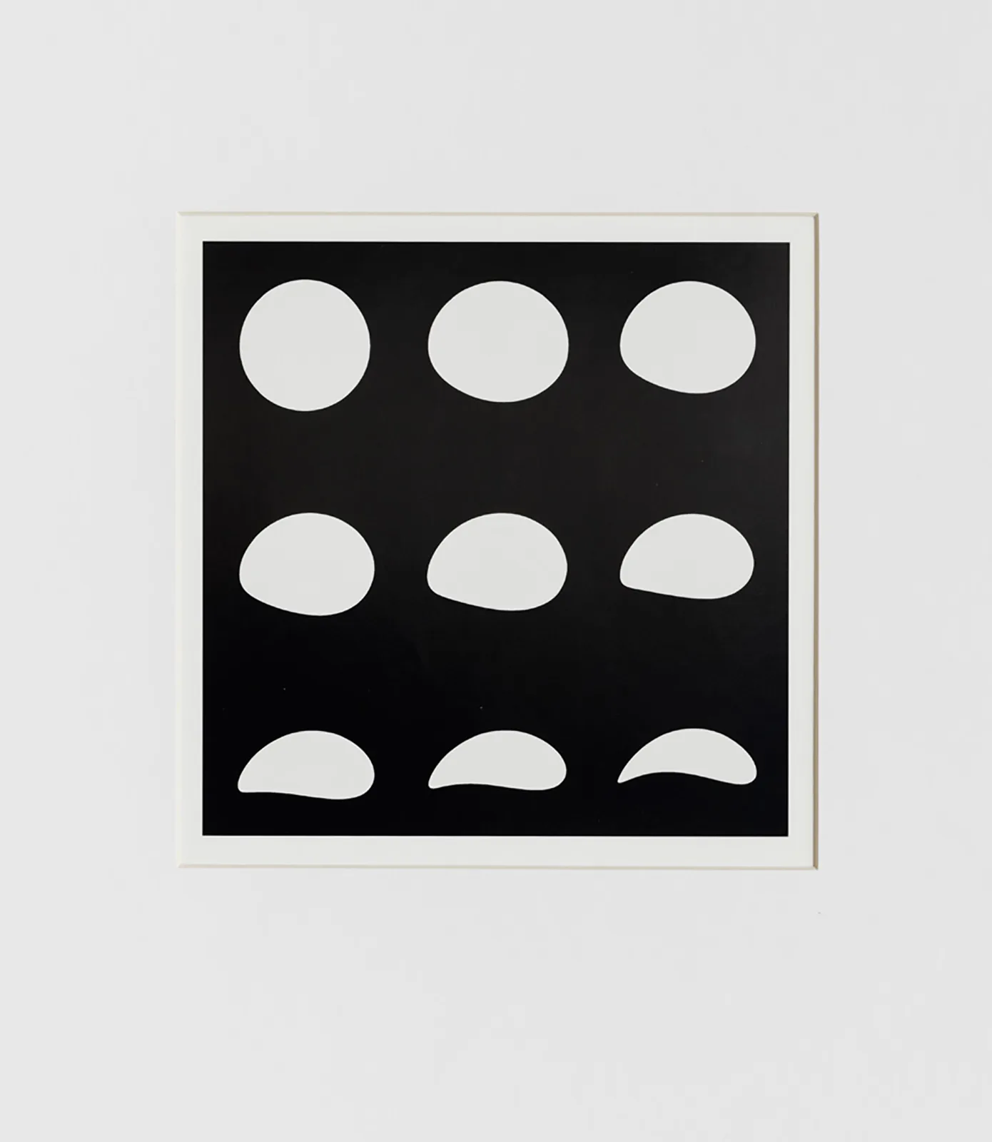 Alterazione del cerchio, dalla serie Geometria non euclidea, Venezia 1964