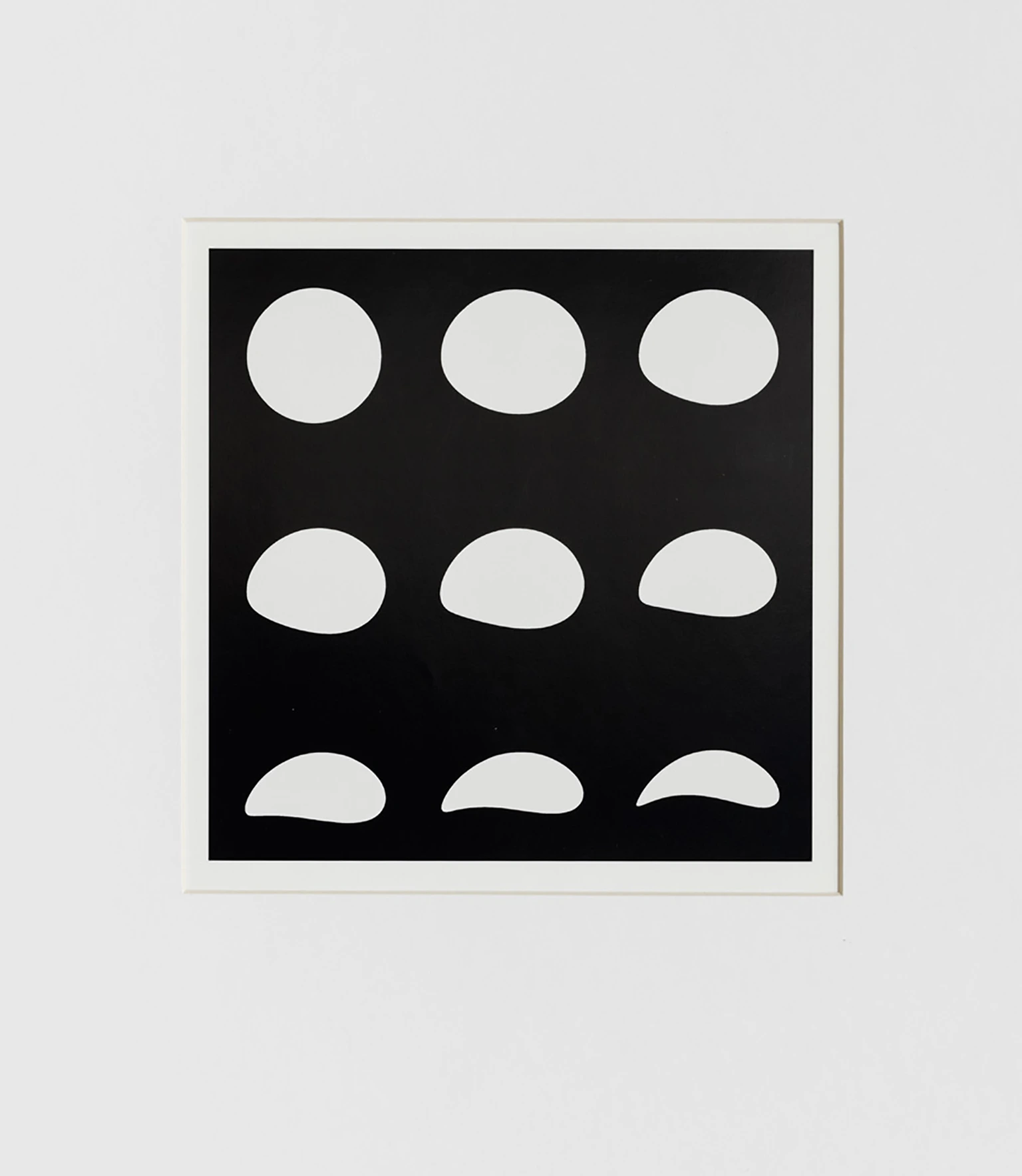 Alterazione del cerchio, dalla serie Geometria non euclidea, Venezia 1964