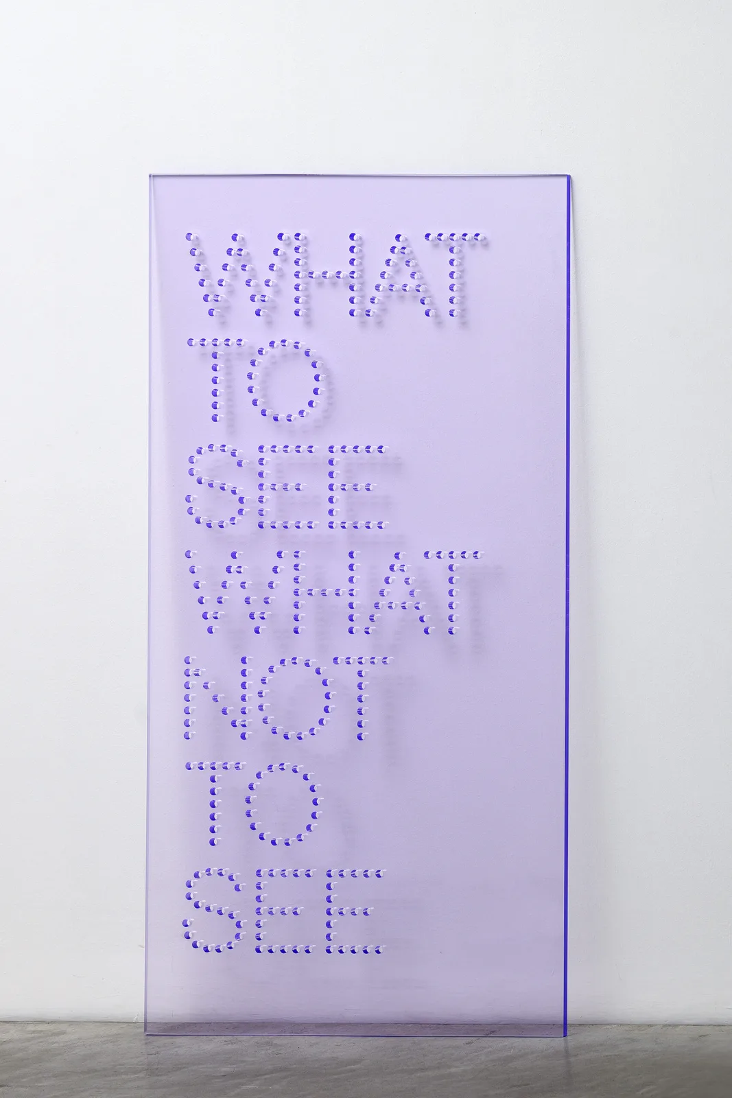 What to see what not to see