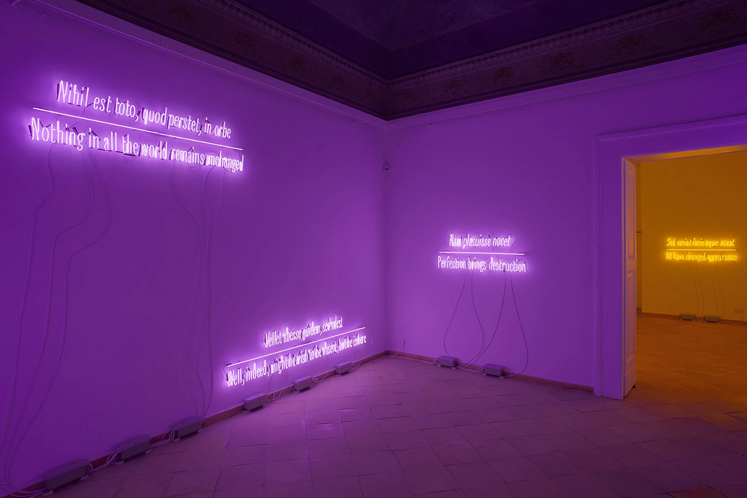 Installation View, Maxima Proposito (Ovidio), Vistamare, Pescara