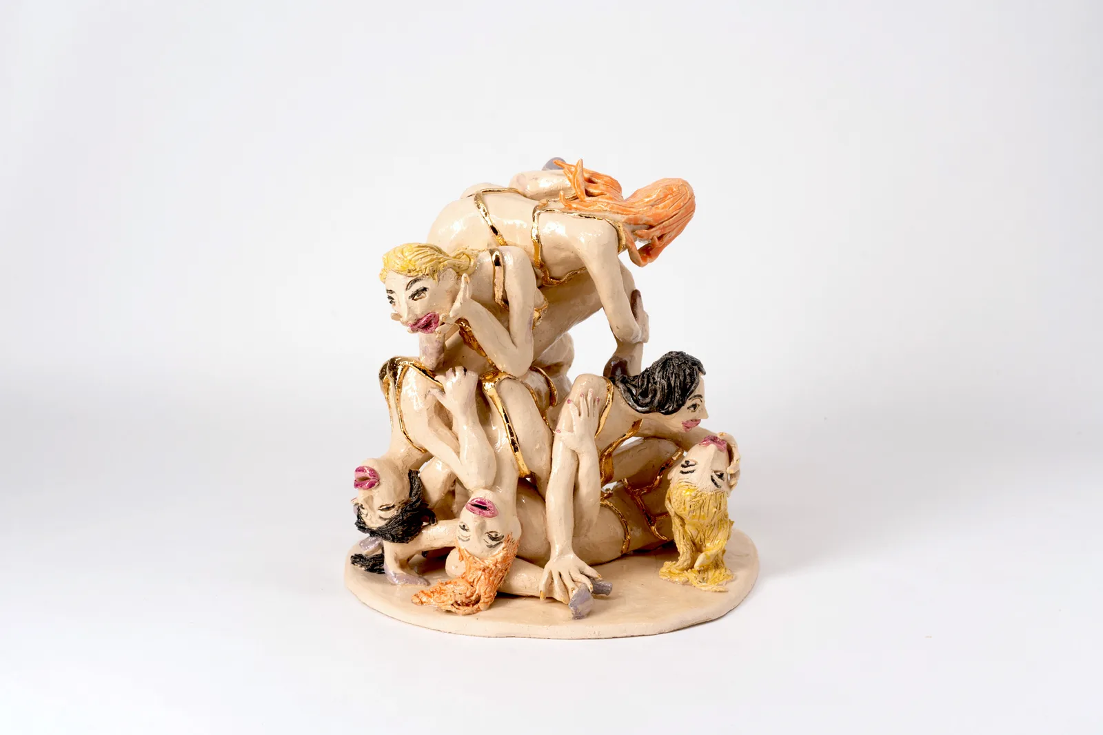 A pile of women