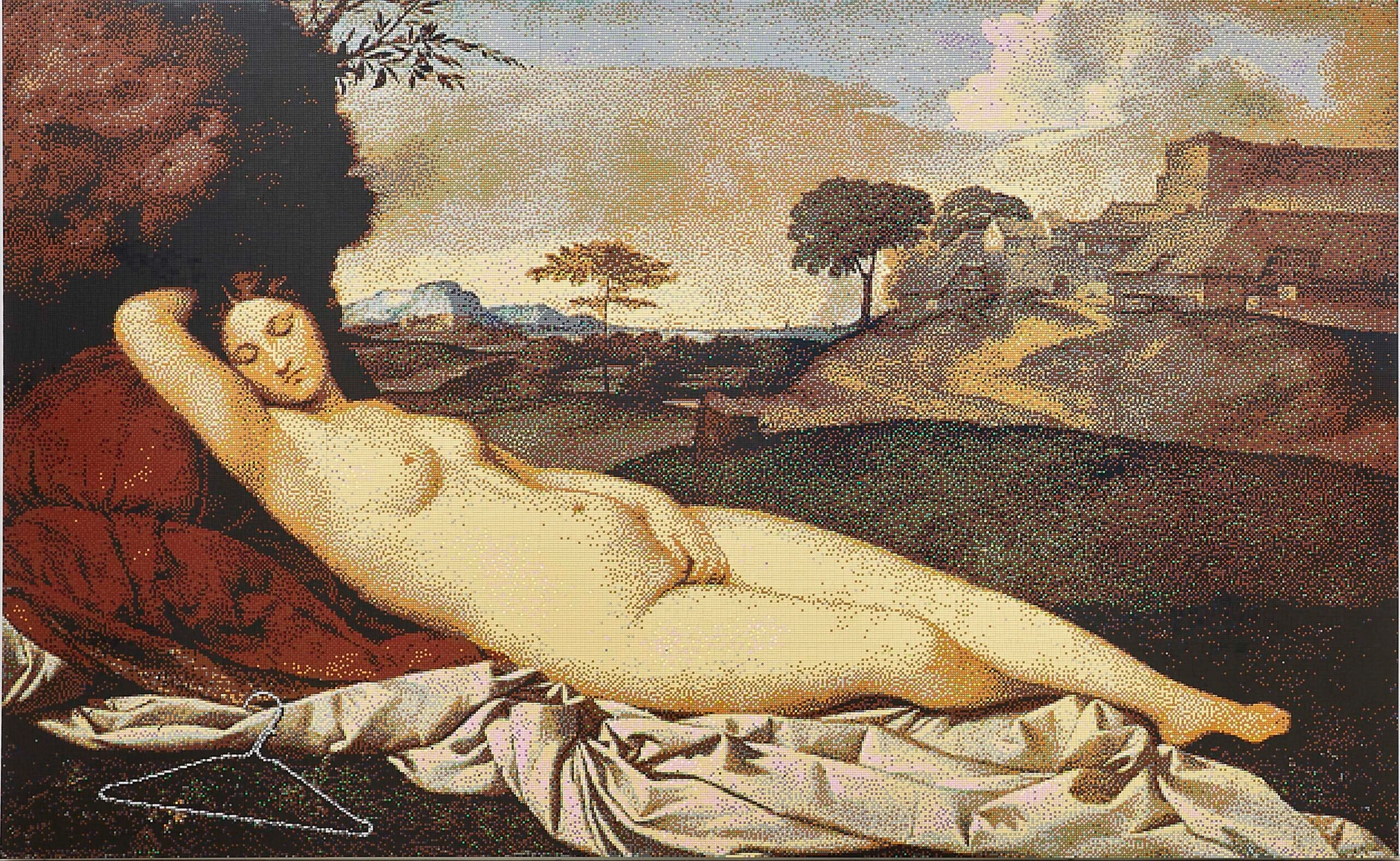 Sleeping Venus with Coat Hanger