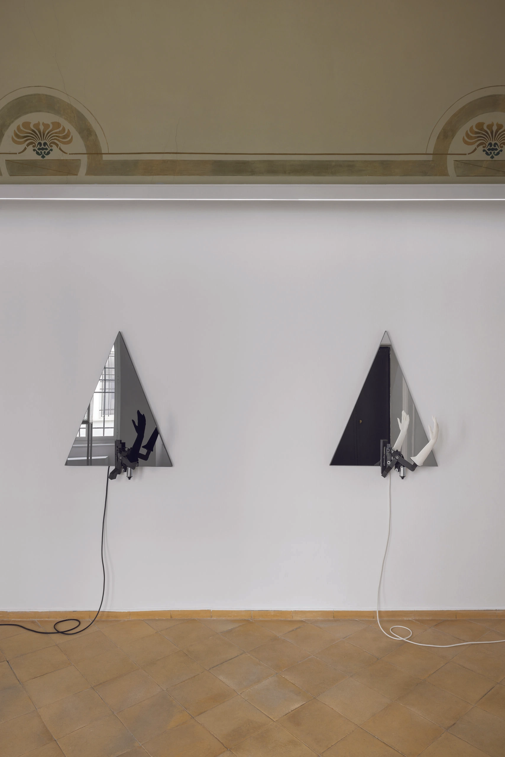 Installation View, PASSEGGIATE INTERGALATTICHE Anna Franceschini and Nanda Vigo, Vistamare, Pescara