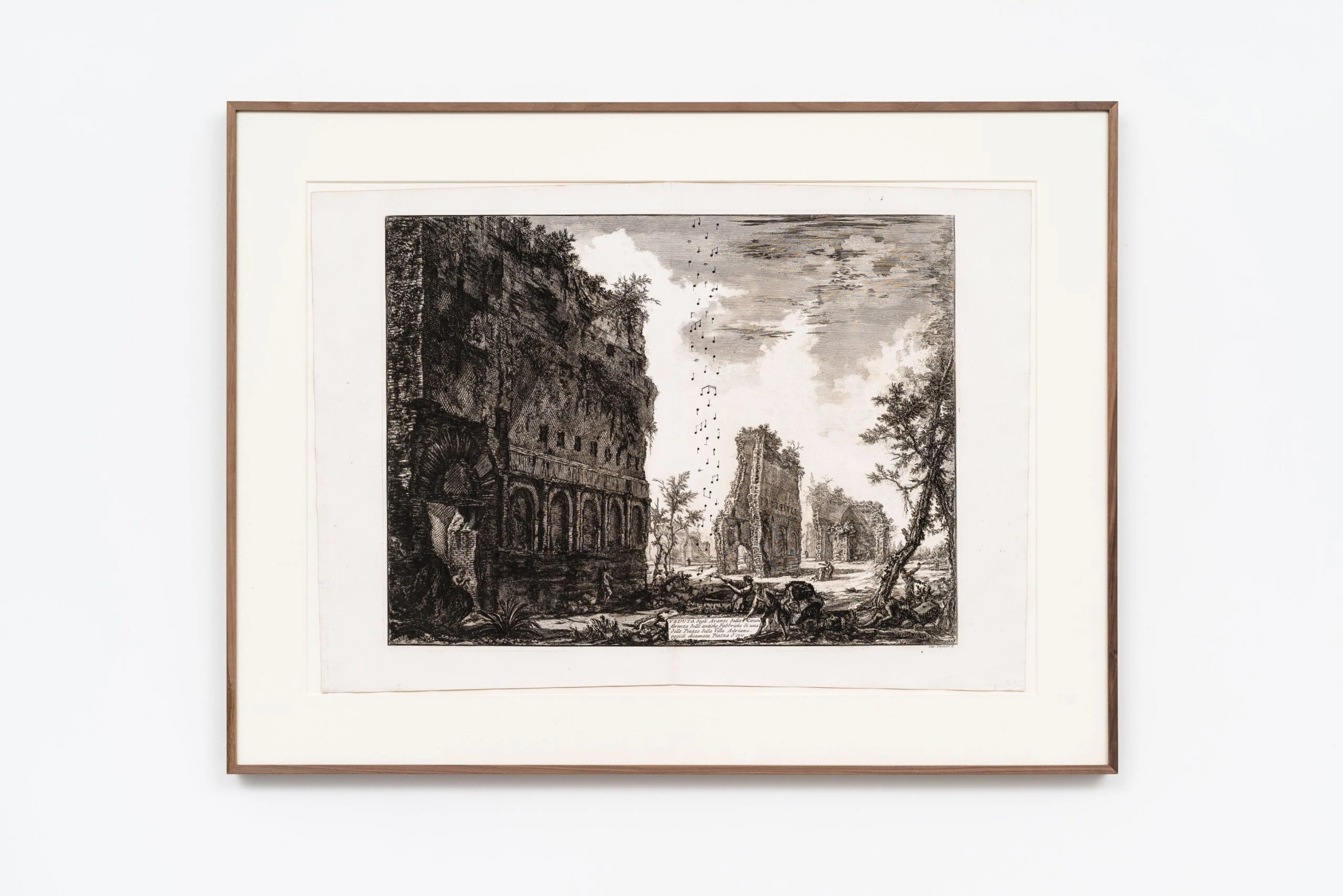 Piranesi (Rovina di uno degli alloggiamenti de’ soldati a una delle eminenti fabbriche di Adriano)