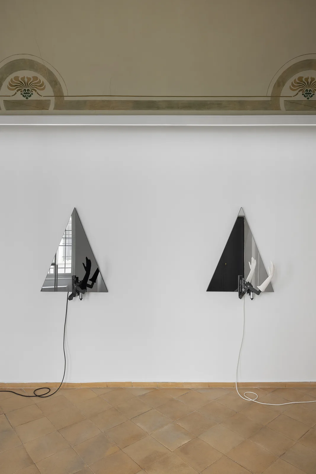 Installation View, PASSEGGIATE INTERGALATTICHE Anna Franceschini and Nanda Vigo, Vistamare, Pescara