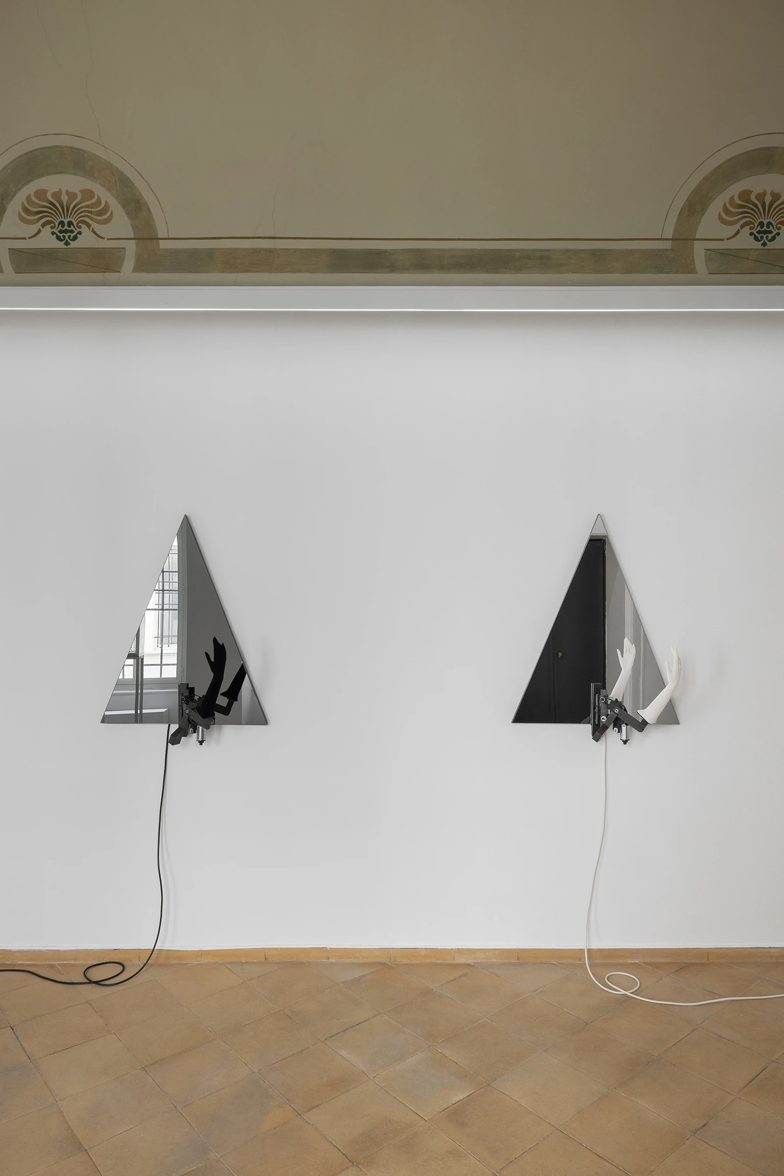 Installation View, PASSEGGIATE INTERGALATTICHE Anna Franceschini and Nanda Vigo, Vistamare, Pescara