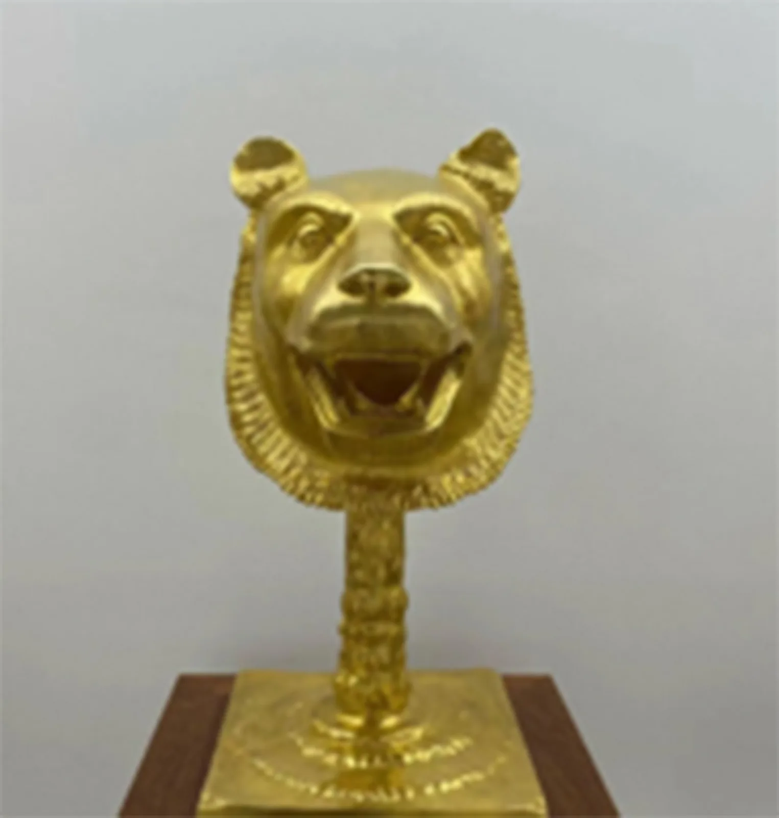 Cirle of Animals/Zodiac Heads (Gold) Tiger