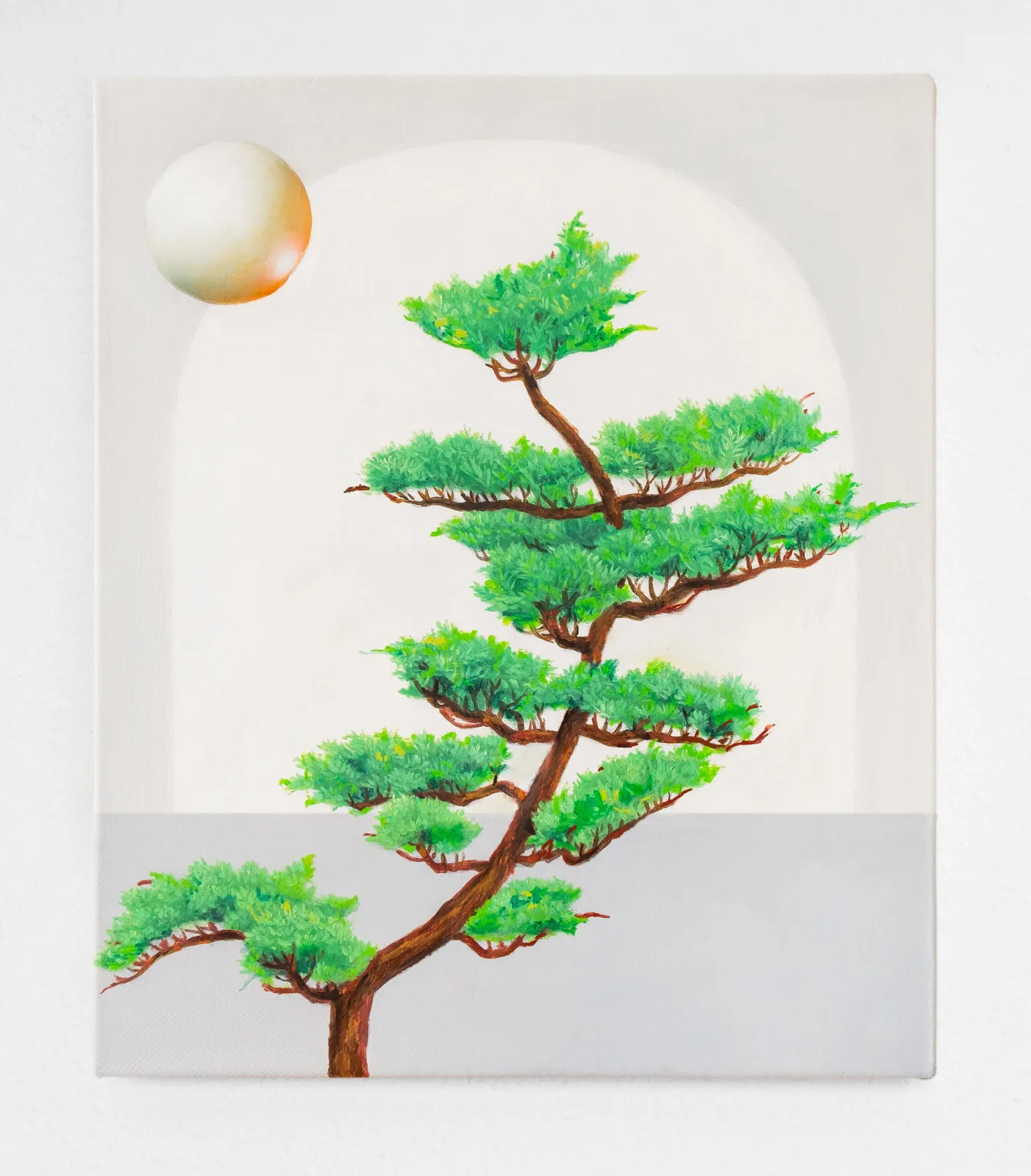 Still Life (Bonsai and Sphere)