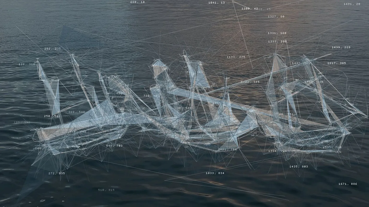 Follow the Ship(s) - Frame from generative video