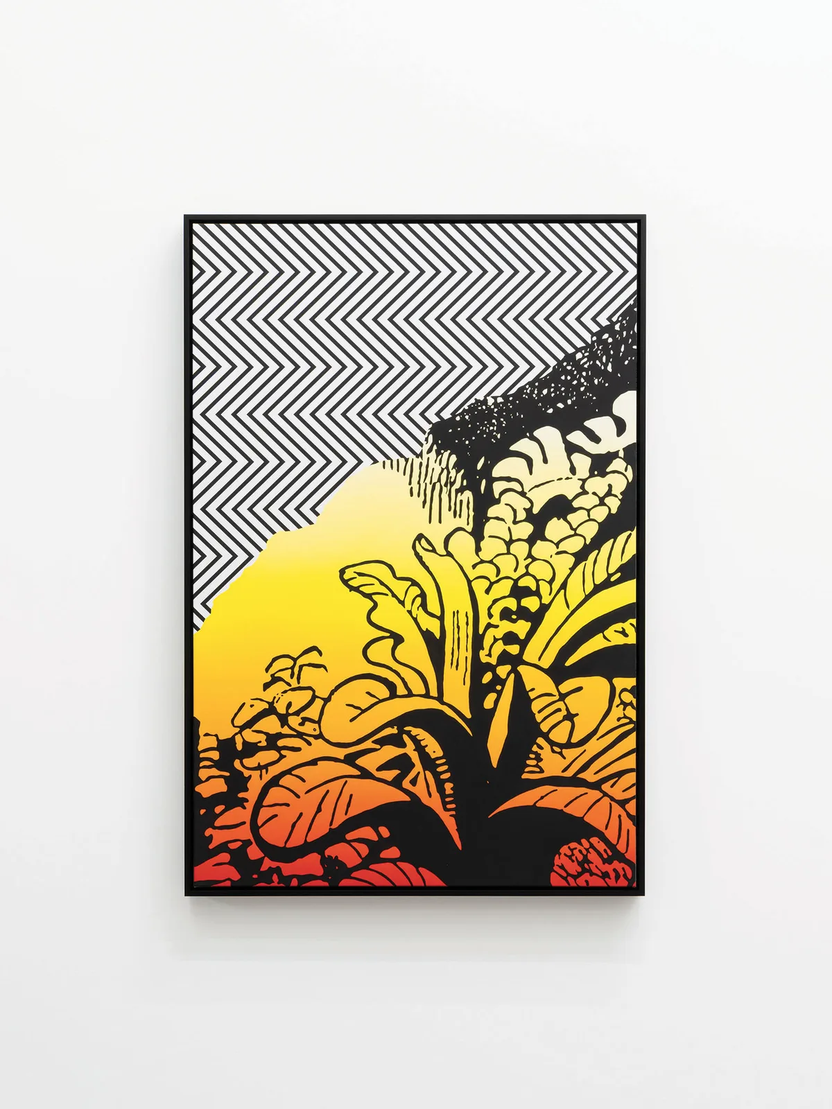 The Little Miracle of Metarmophosis (zigzag/jungle painting)