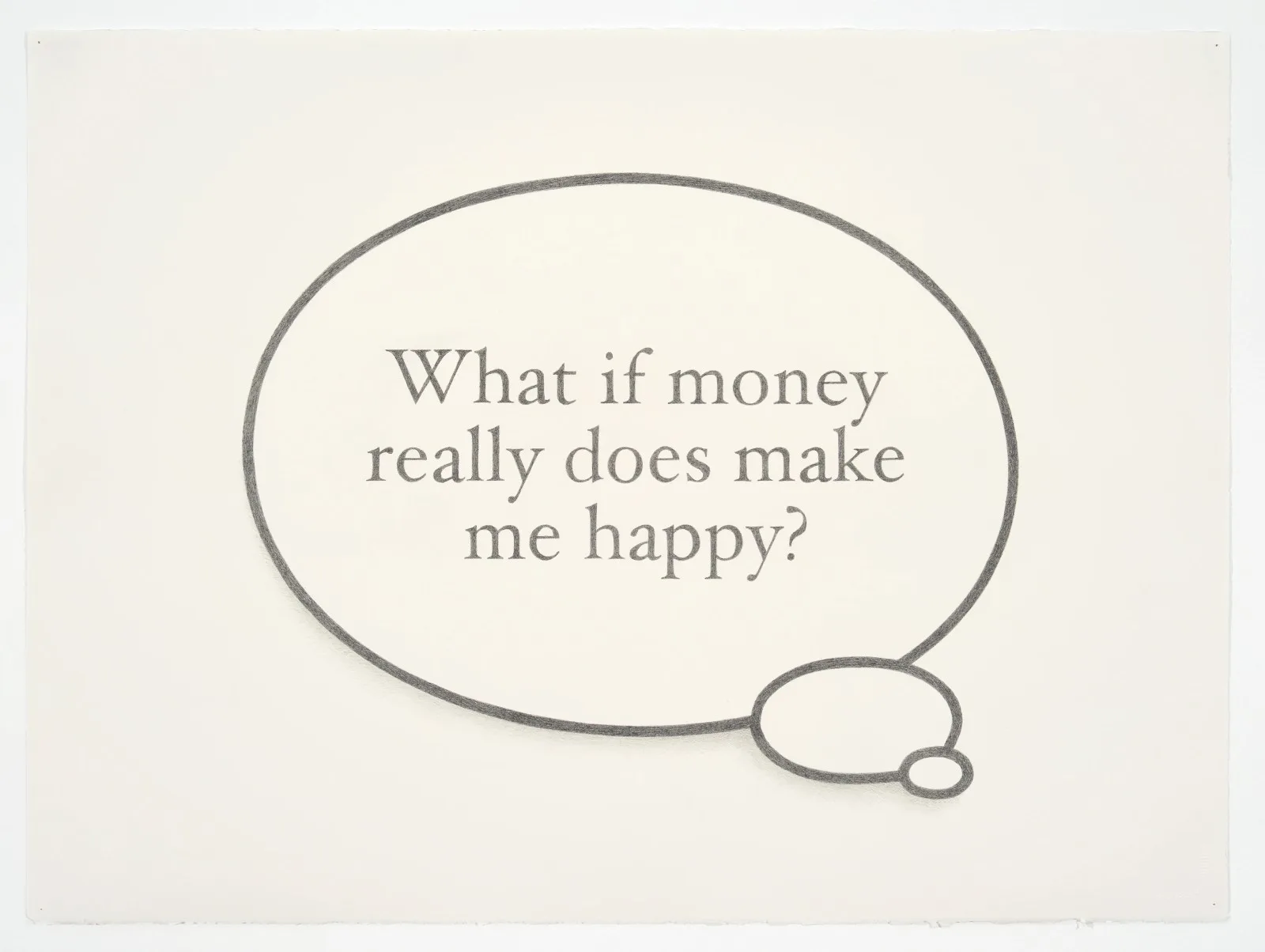 What if money really does make me happy