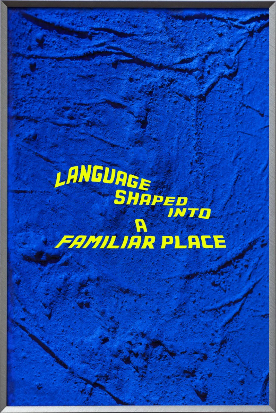 Language shaped into a familiar word