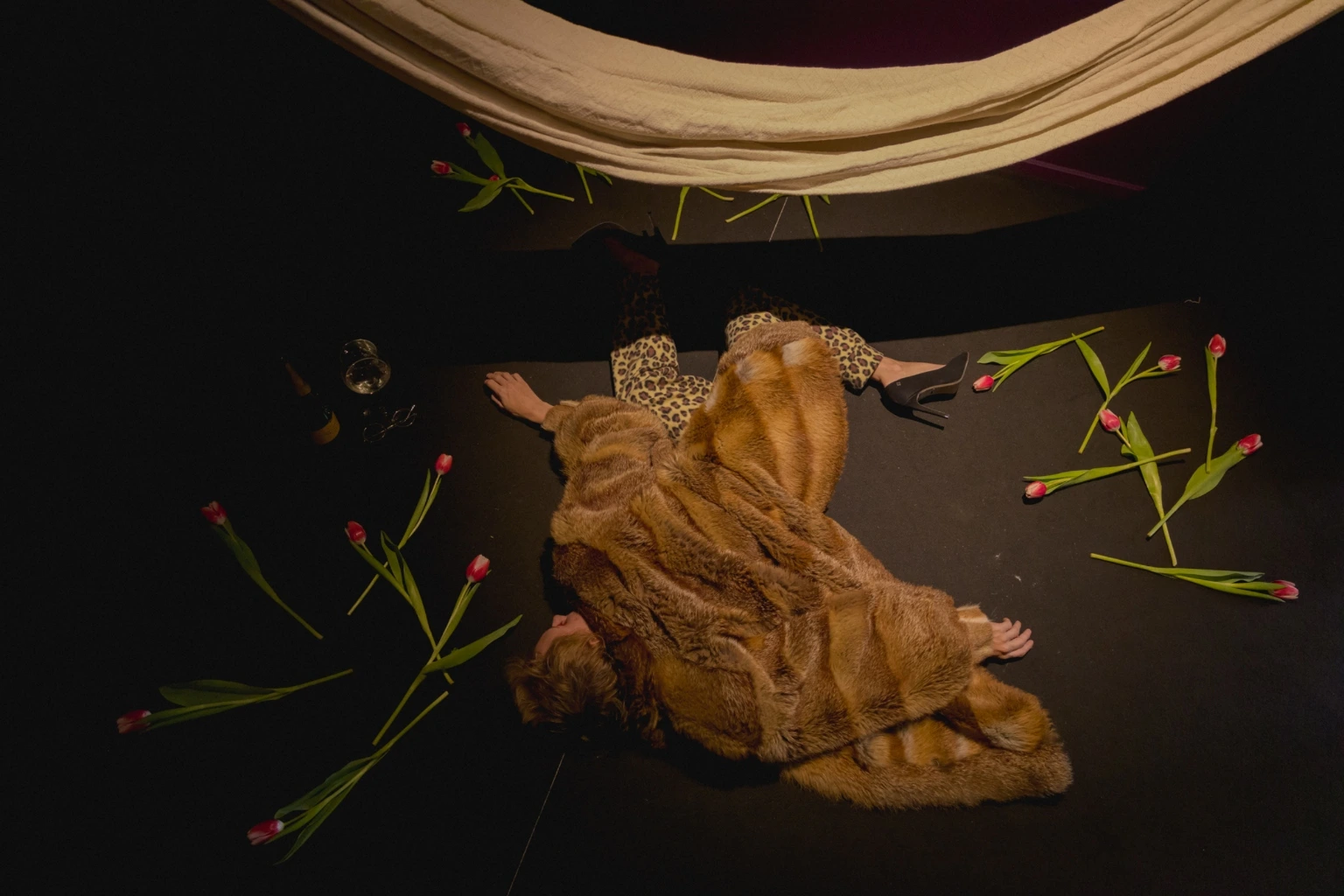An ounce in fox fur in the hammock #2