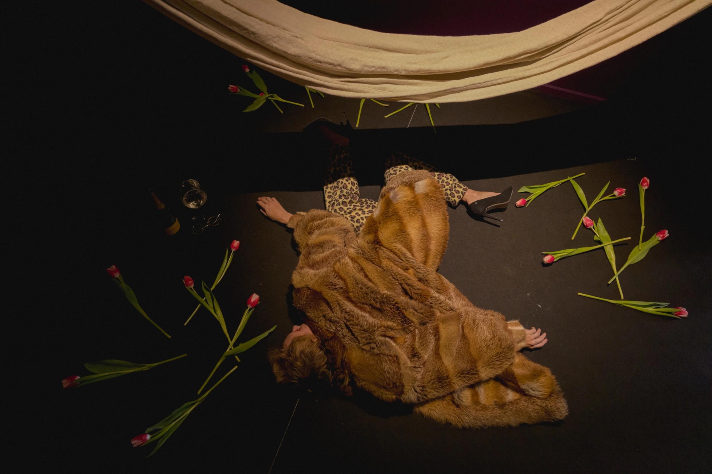 An ounce in fox fur in the hammock #2