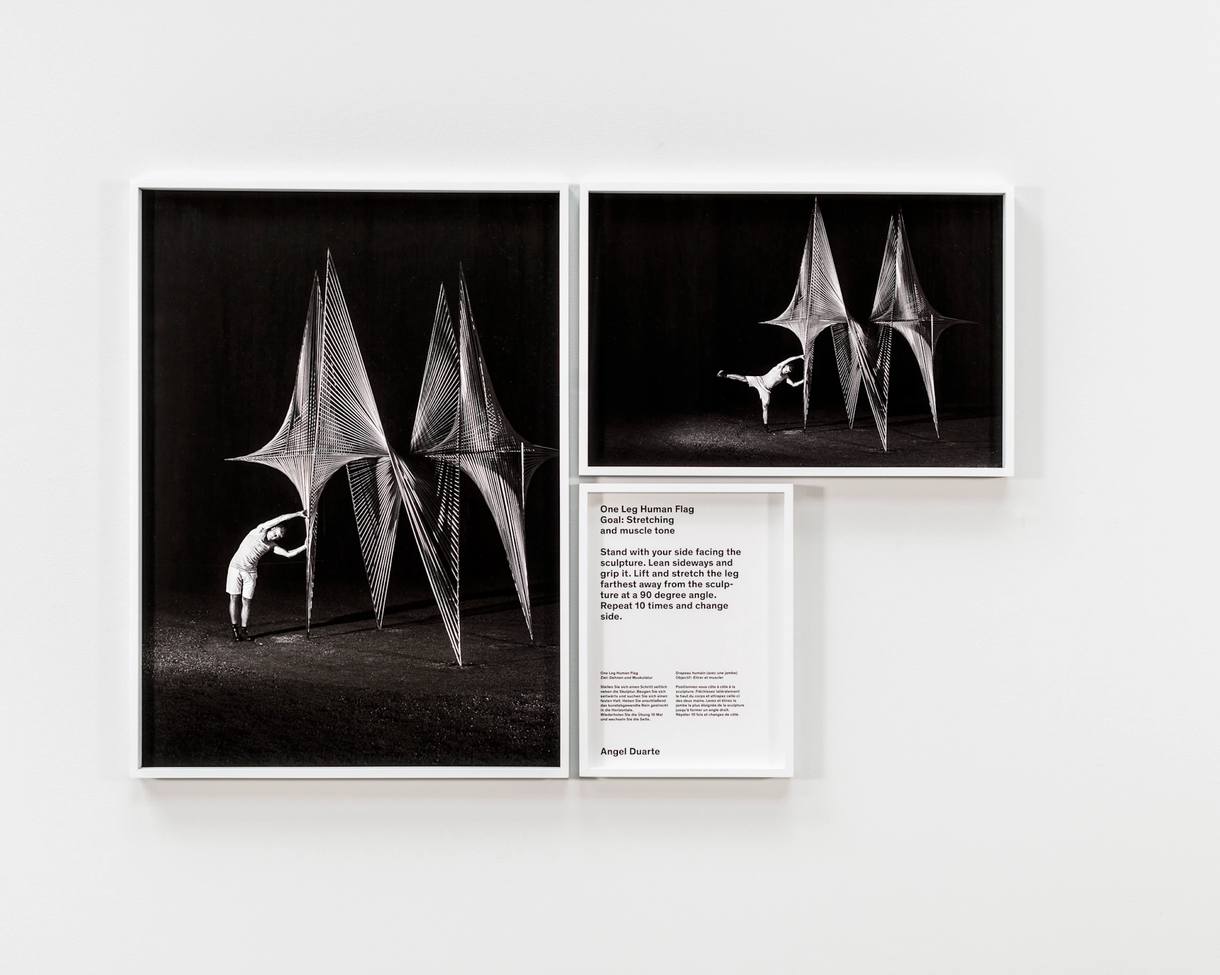 Kunstturnen MOV. 4 di Christian Jankowski, foto b/n su carta baritata, 2014 – Artissima 2025
