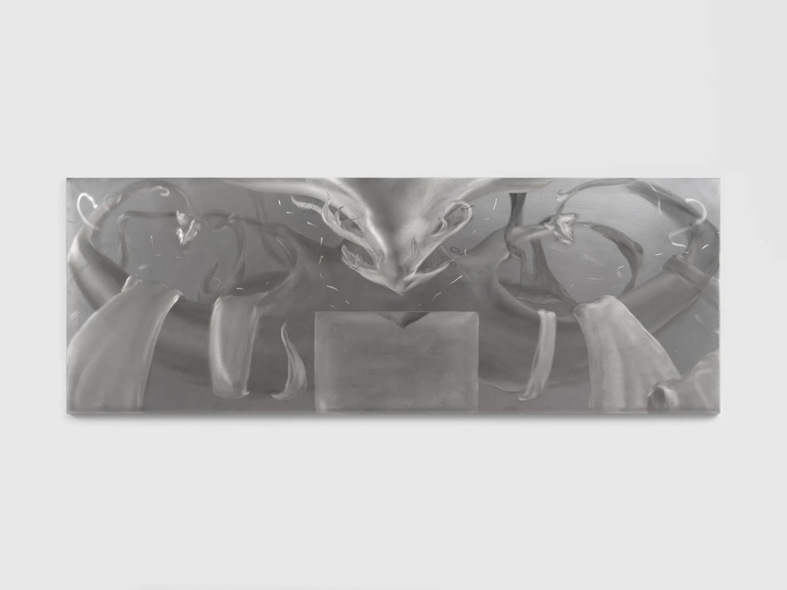 Atopia di Elli Antoniou, scultura in acciaio inox, 2024 – Artissima 2025