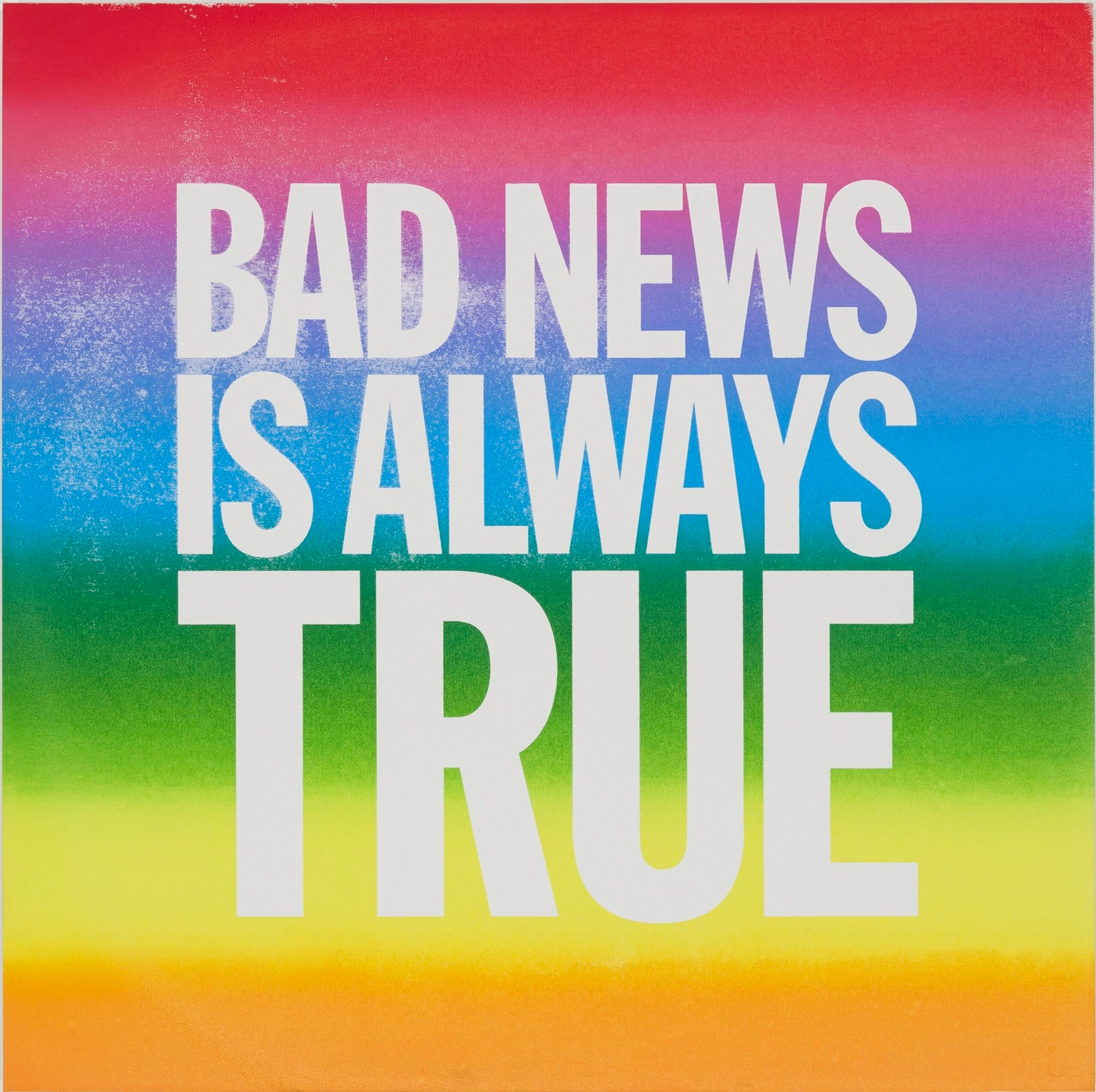 John Giorno – Bad News Is Always True