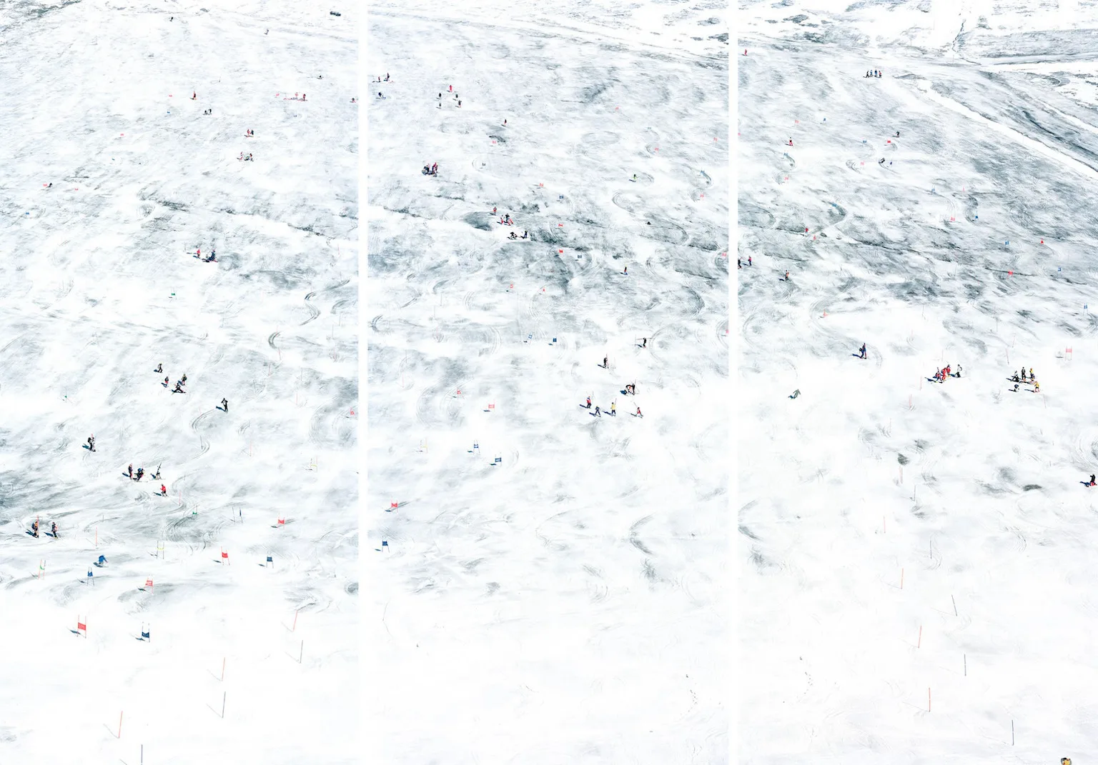 Schnalstalgletscher 38 di Walter Niedermayr, stampa fotografica su carta fine art, 2003