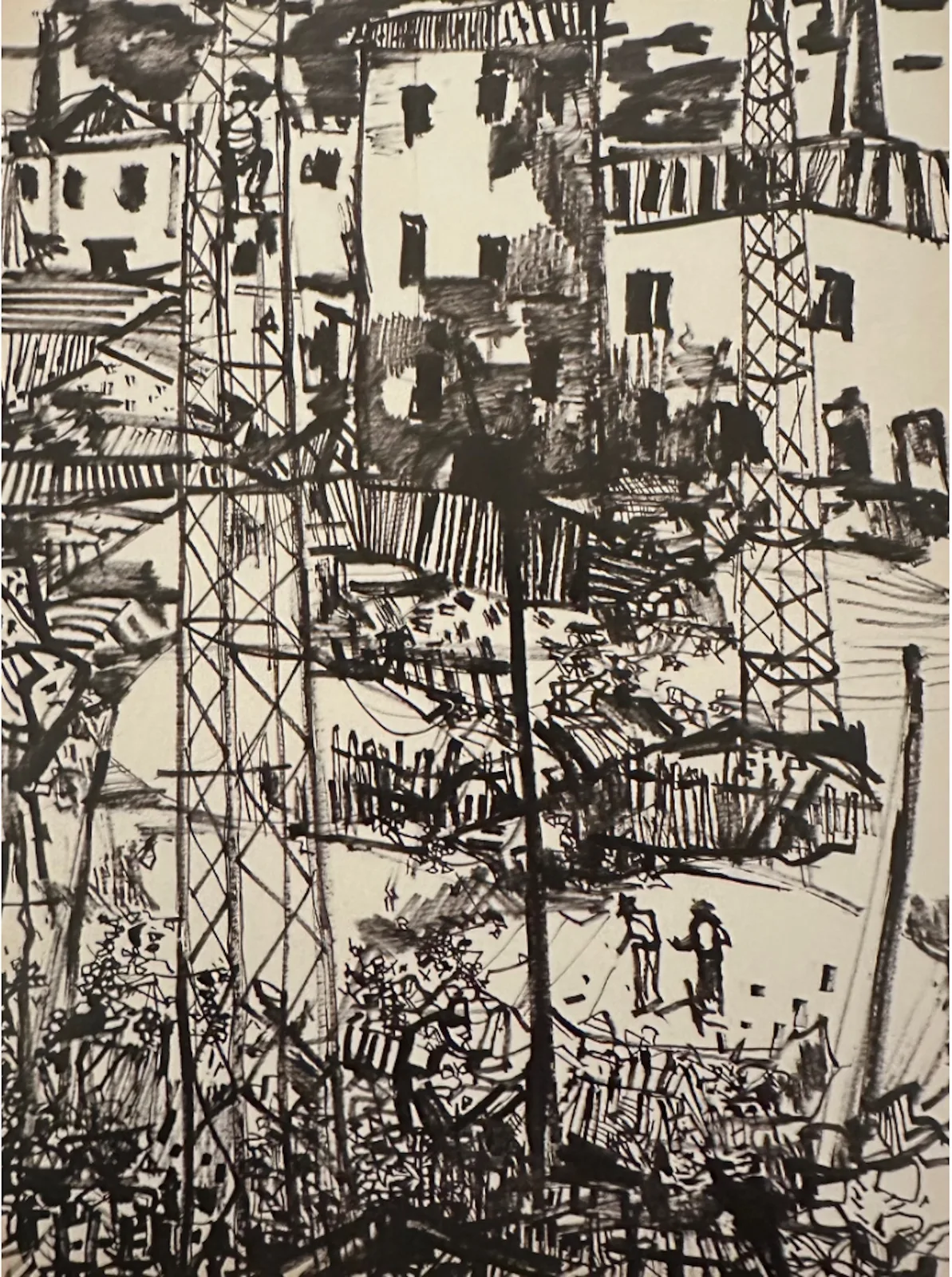 Periferia di Ettore Fico, opera del 1957 – Artissima 2025