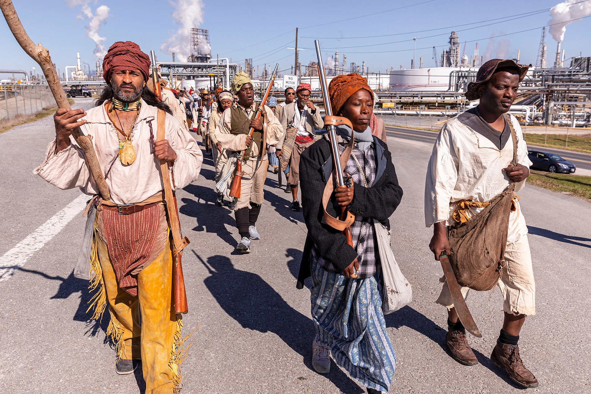 Slave Rebellion Reenactment, Performance Still 1