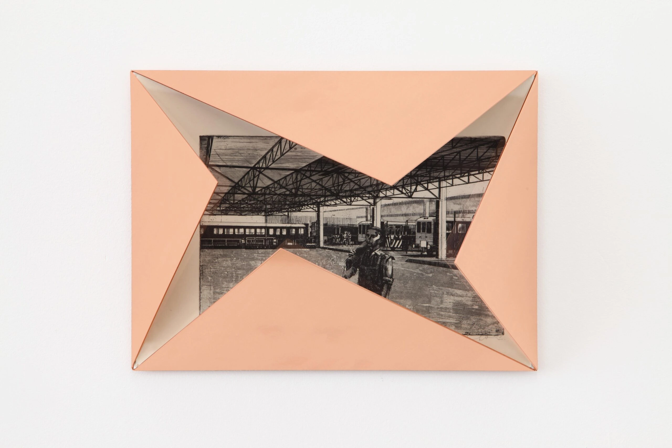 Envelop (Pictures from the Life of Hungarian Transport and Telecommunications) László Konstantin - Railway locomotive repair works Budapest (1965)