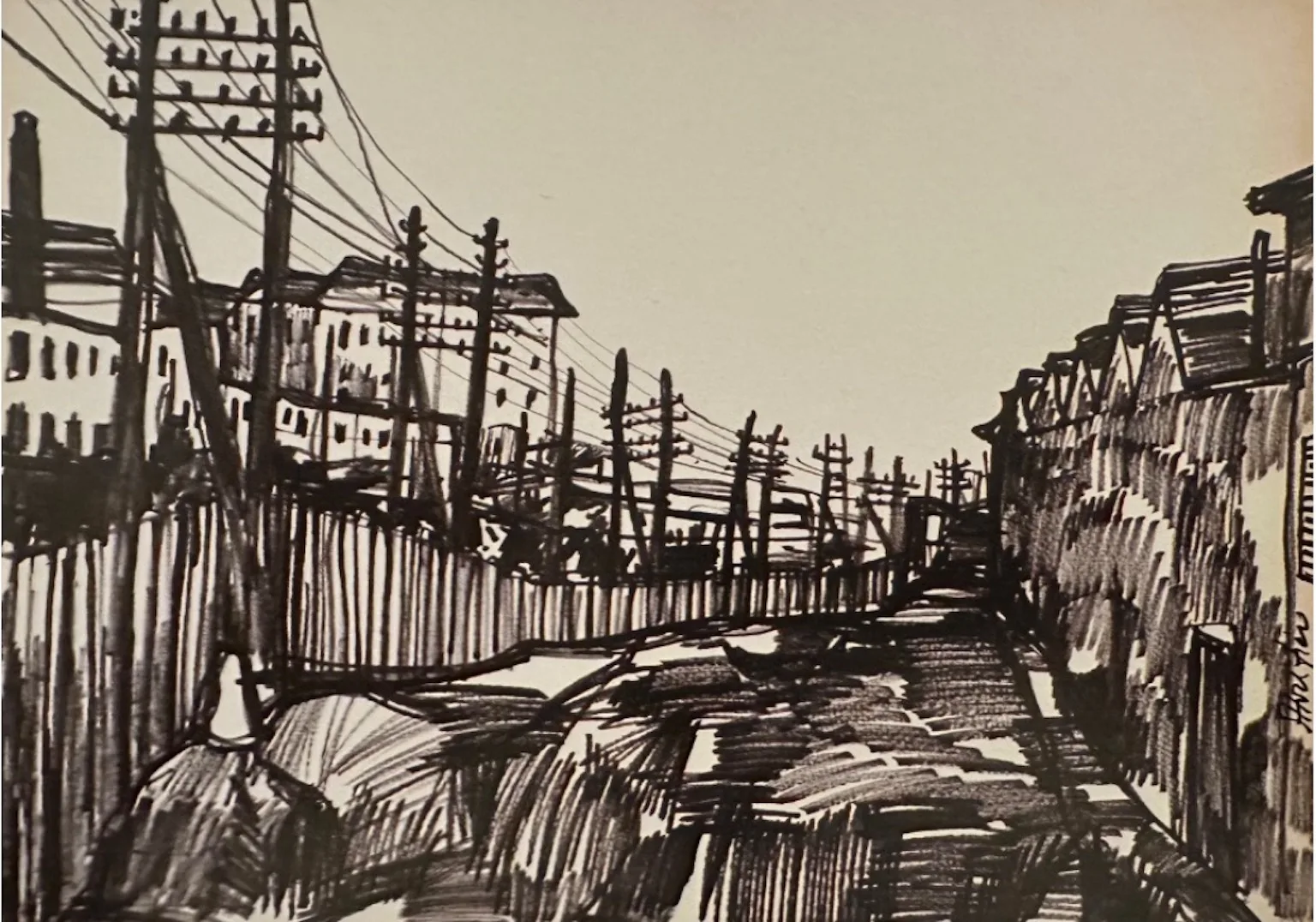 Periferia 2 di Ettore Fico, opera del 1957 – Artissima 2025