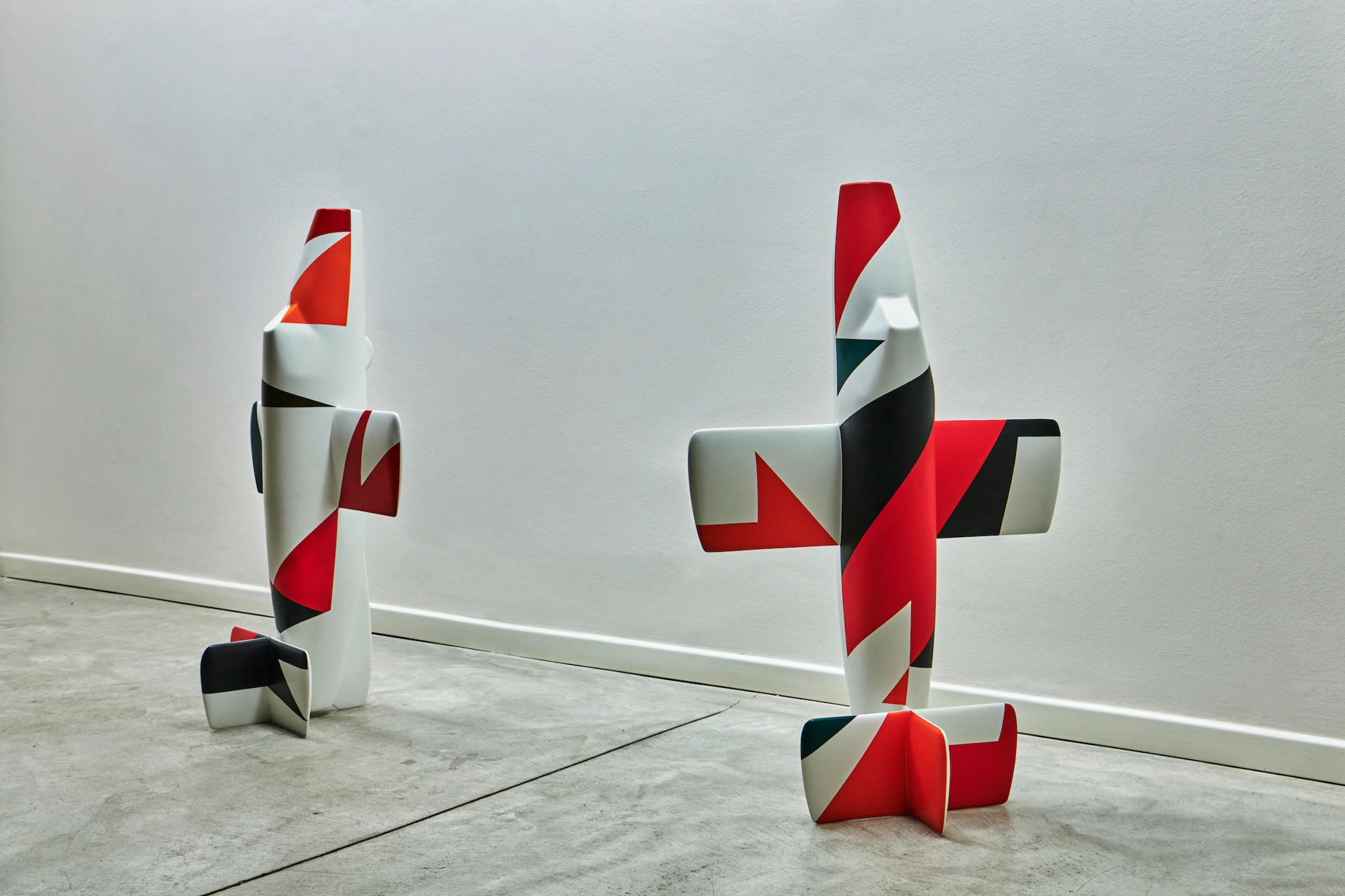 Pinguino camouflage B1 di Maurizio Mochetti, scultura 1987–1997 – Artissima 2025