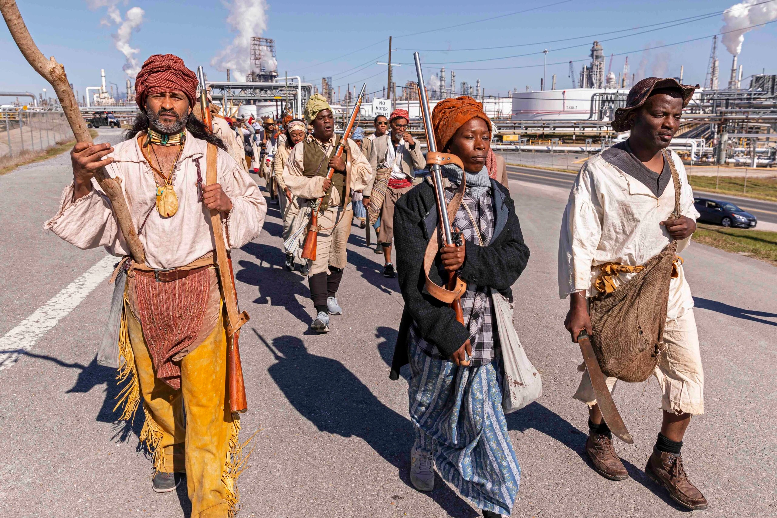 Slave Rebellion Reenactment, Performance Still 1