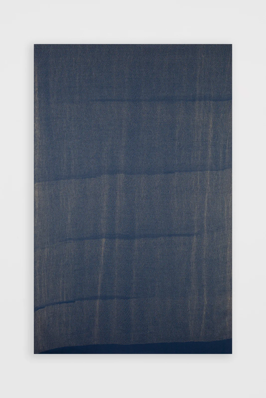 All Waves Are Lost (Ghost Net Series Gold on Blue)