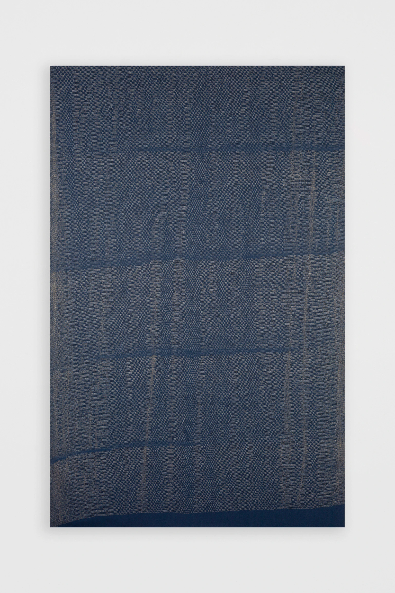 All Waves Are Lost (Ghost Net Series Gold on Blue)