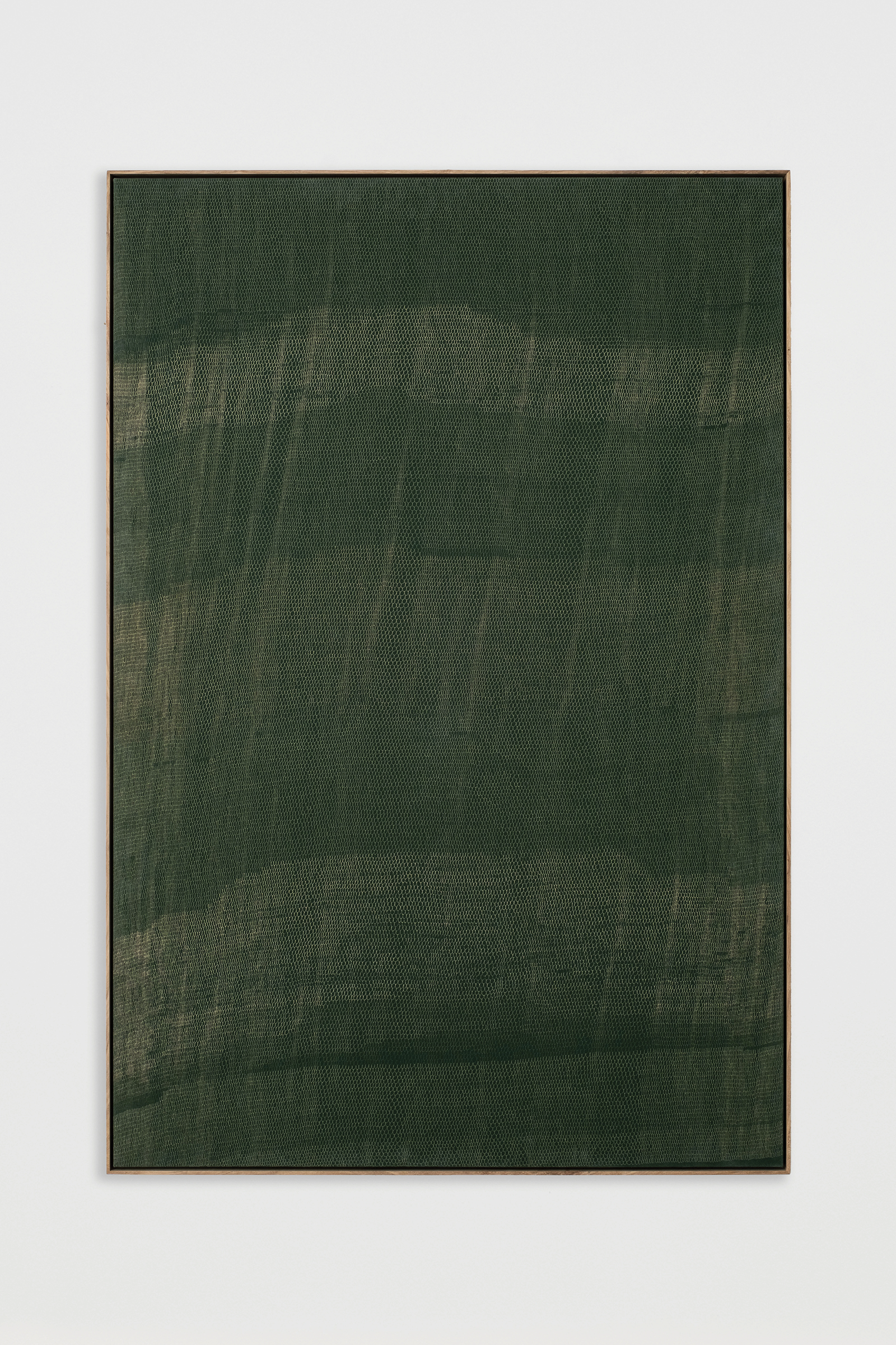 Cathy Abraham – Ghost Net Gold on Green