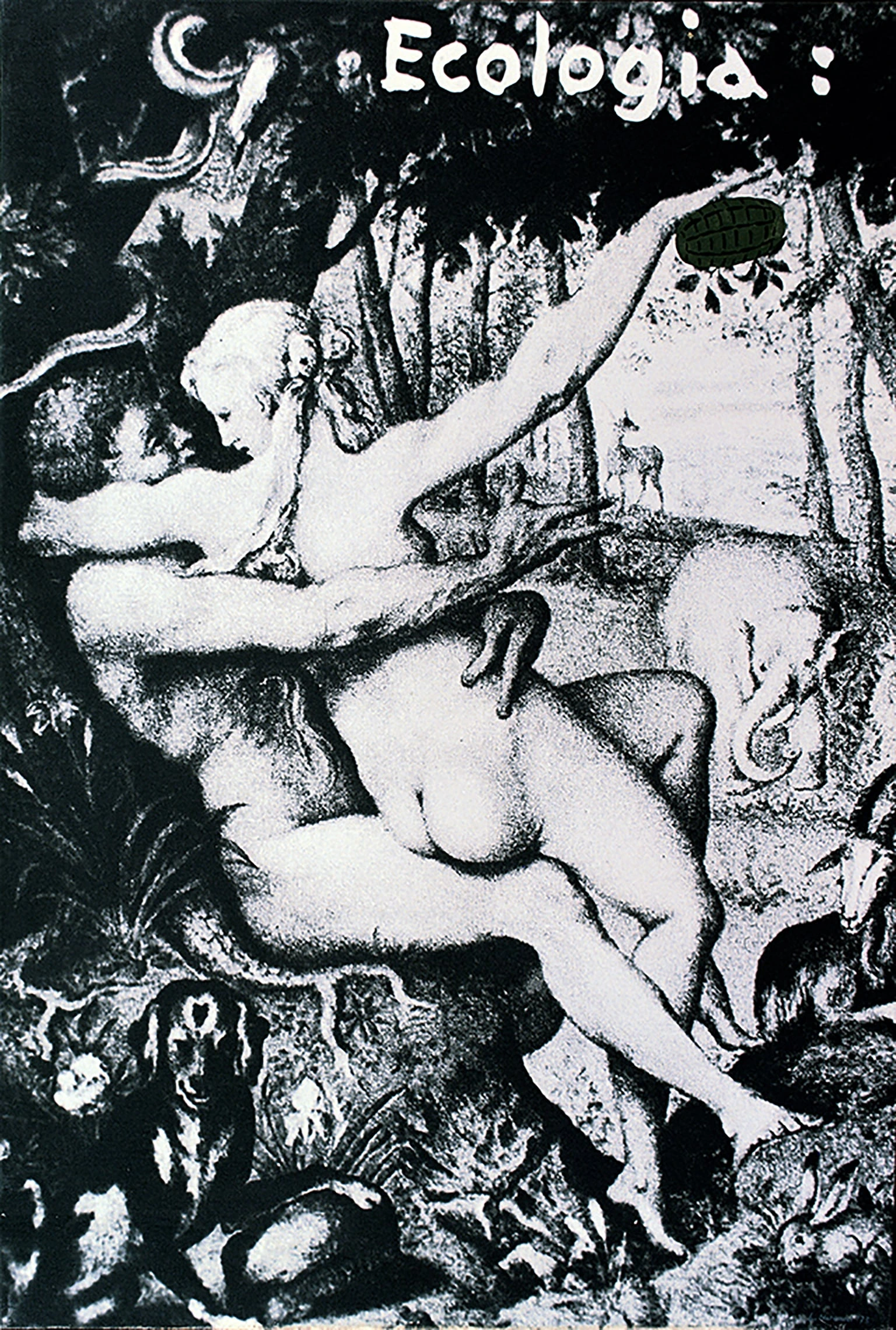 Ecologia di Lucia Marcucci, tela emulsionata del 1973, esposta ad Artissima 2025 nella Main Section