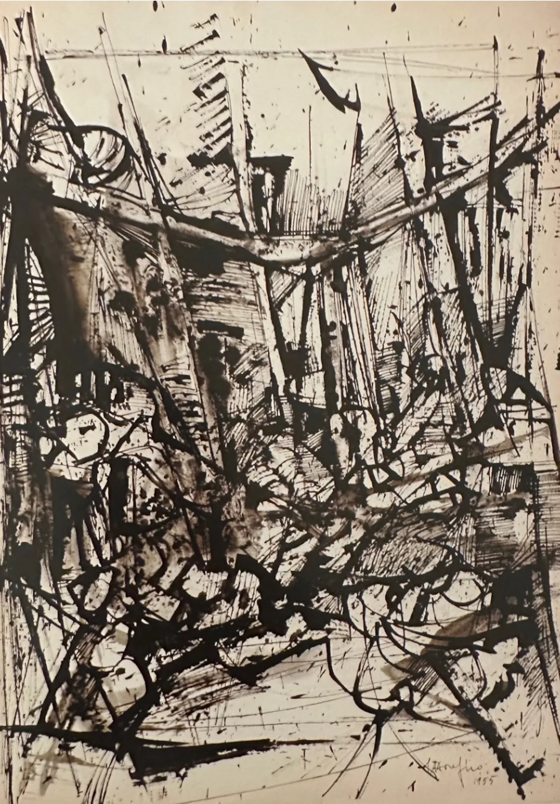 Diga di Ettore Fico, opera del 1955