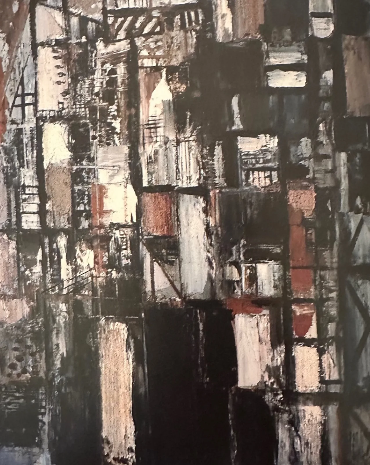 Case in costruzione di Ettore Fico, opera del 1959