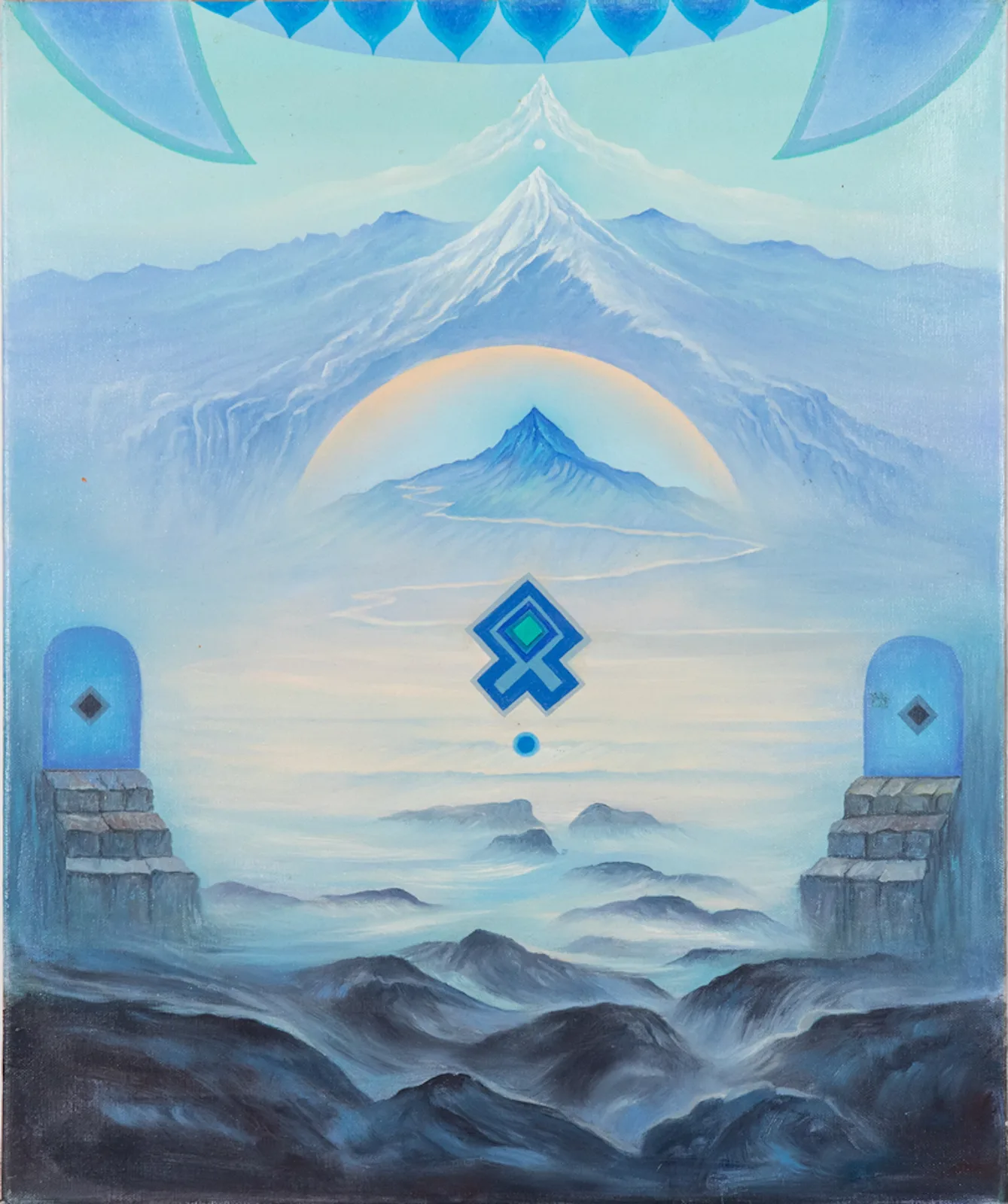 Untitled (Buddhist Composition)