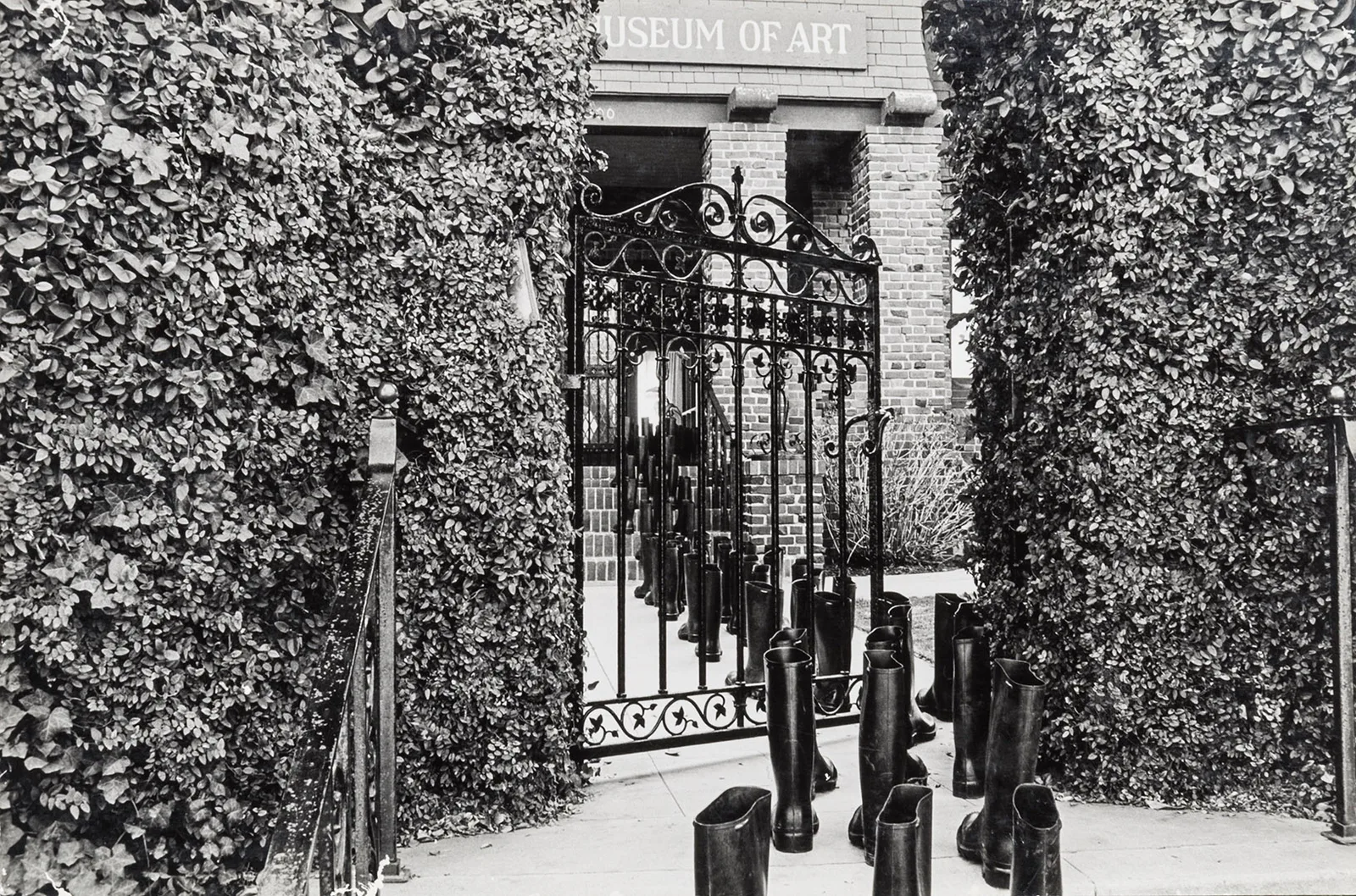 Eleanor Antin 100 Boots go to Art Show Saltoun