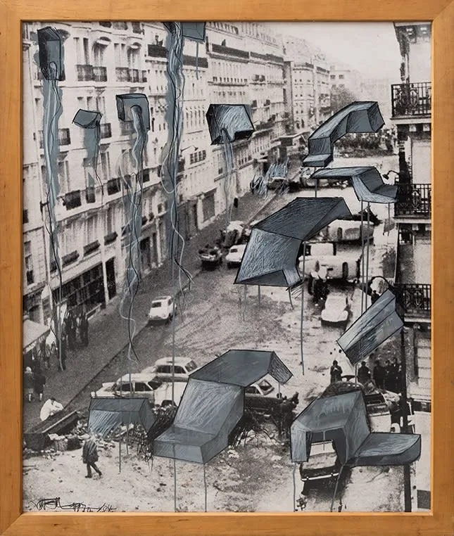 Wolf Vostell Barricades mai 68 EAST