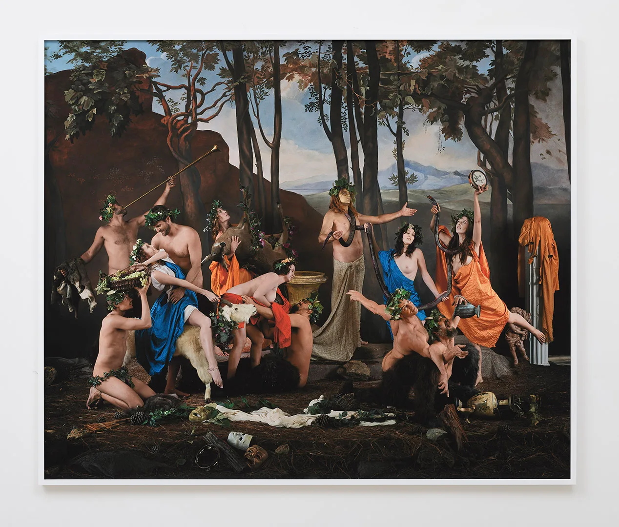 Eleanor Antin The Triumph of Pan (after Poussin) (from Roman Allegories) Saltoun