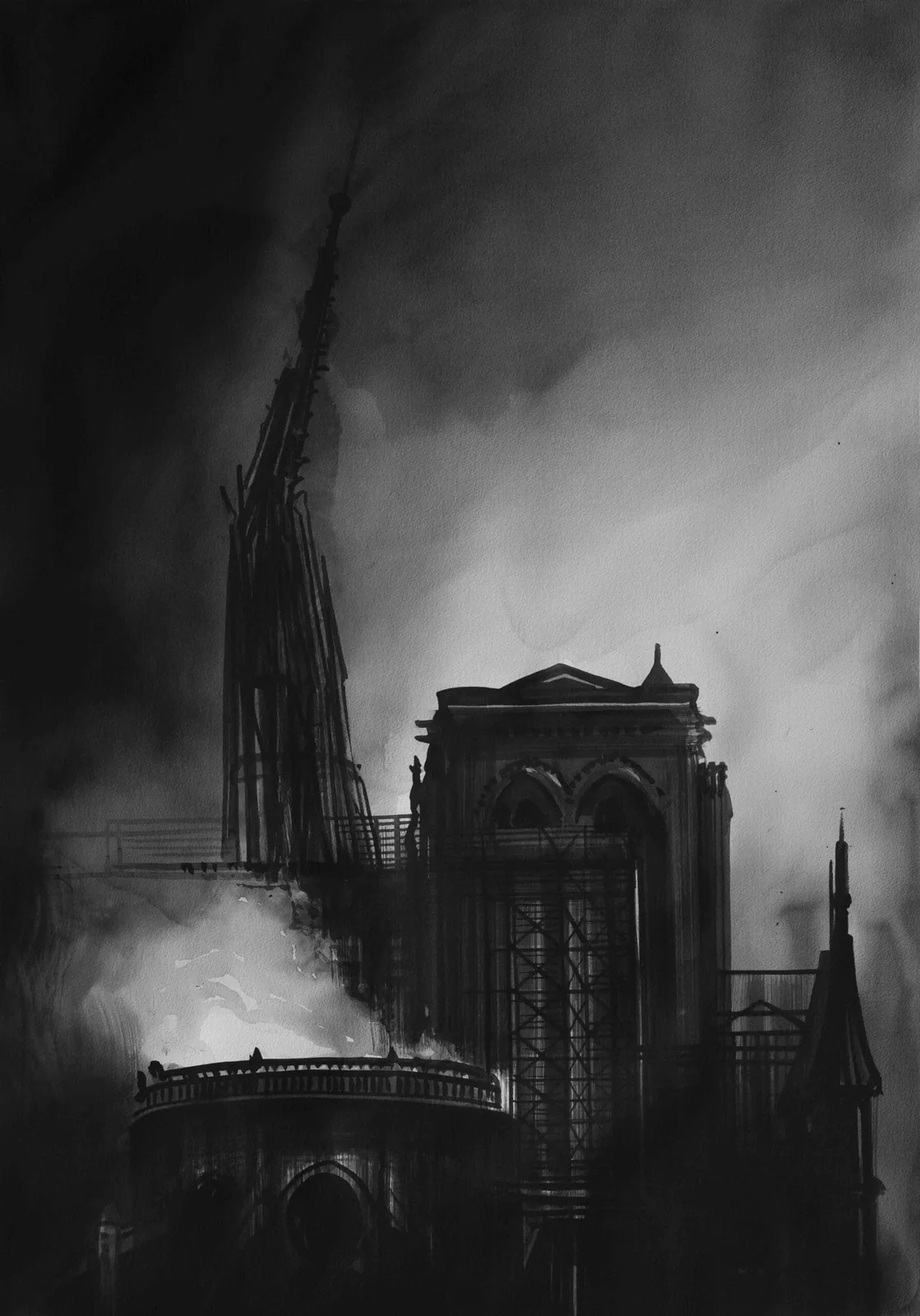 Radenko Milak Notre Dame 15 April 2019 Ani Molnar