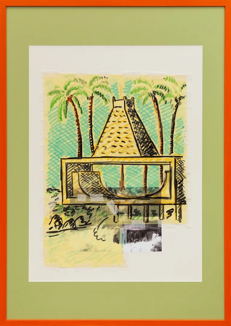 Waterfall house for a skateboarder (Timbuktutu)