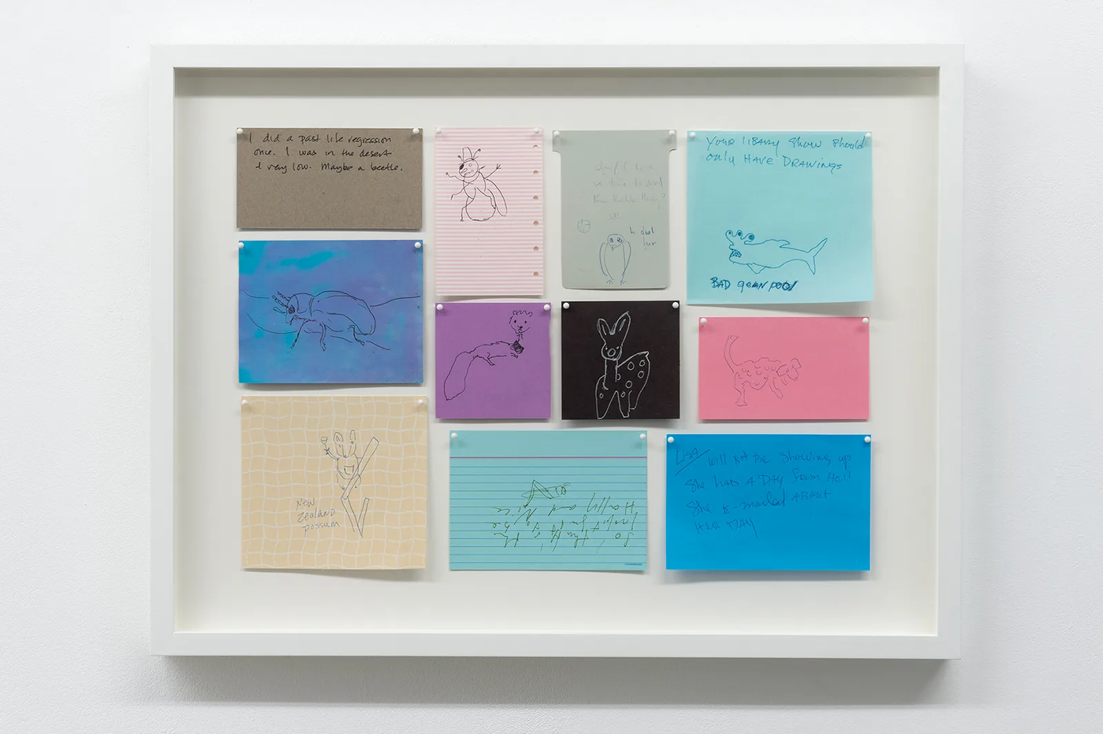7.Joseph Grigely Untitled Conversation (I did a past life regression once) Air de Paris