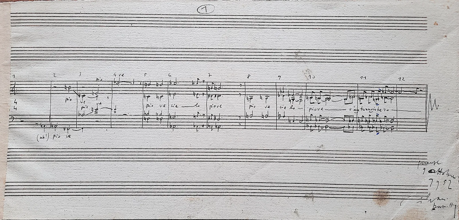 1.Sylvano Bussotti Partitura Clivio