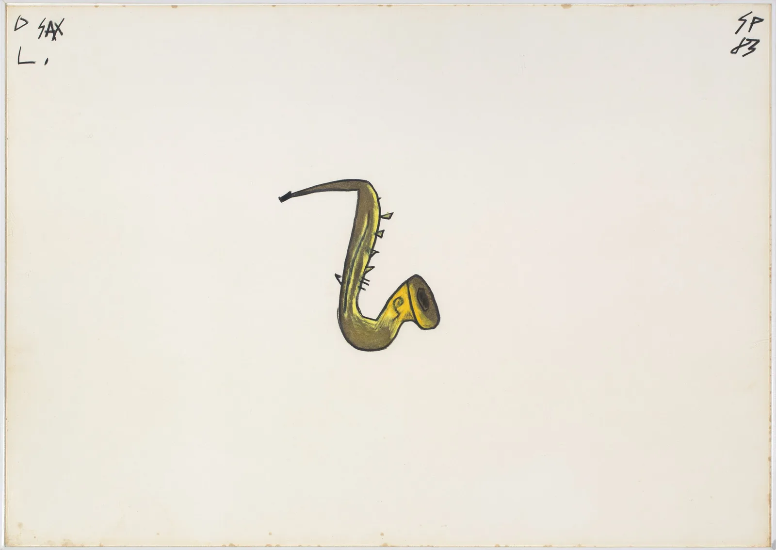 4.Jose Leonilson The sax Almeida e Dale